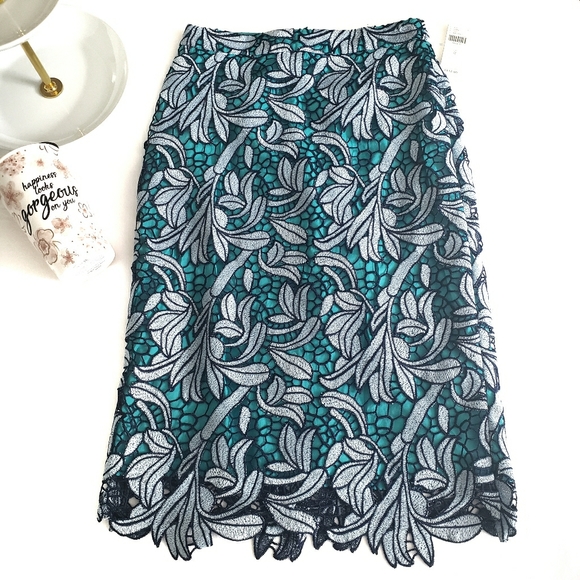 Anthropologie Dresses & Skirts - Anthropologie Maeve Tallulah Lace Skirt Size 0 NWT
